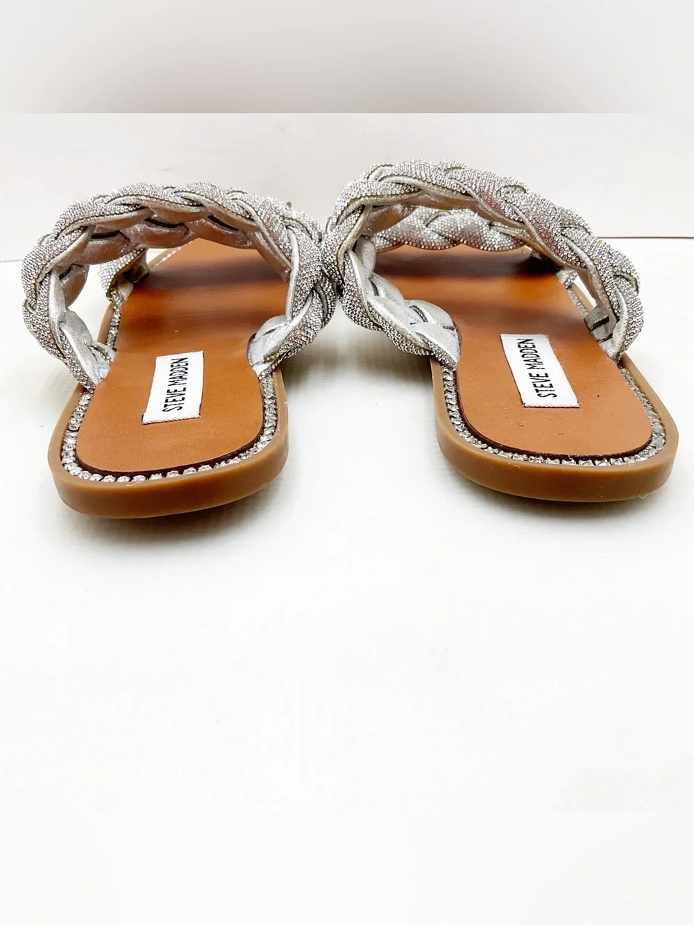 {Steve Madden} Newbie Rhinestone Embellished Sandals